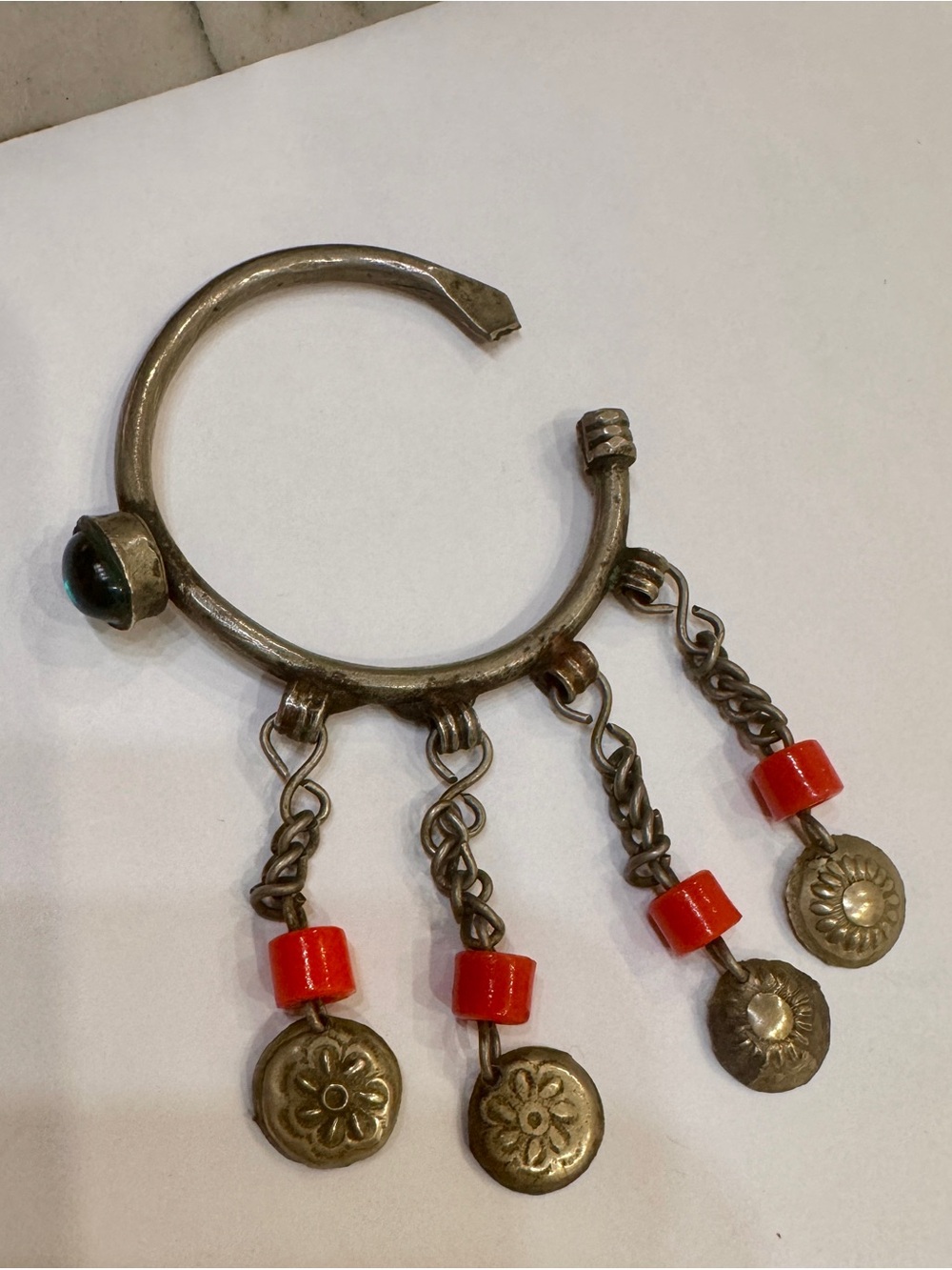Vintage Moroccan Silver Ear Cuff